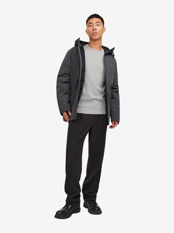 JACK & JONES Between-Seasons Parka 'Loop' in Grey