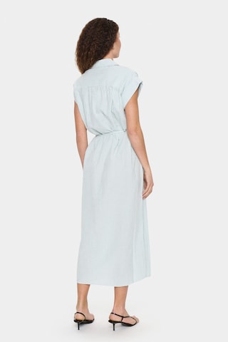 SAINT TROPEZ Shirt dress 'Kira' in Blue