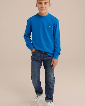WE Fashion Свитшот в Синий