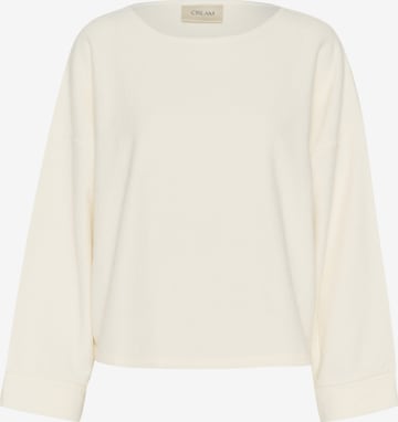 CreamSweater majica 'CR Franny' - bež boja: prednji dio