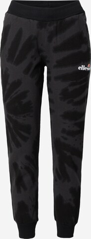 ELLESSE Tapered Pants 'Hallouli' in Black: front