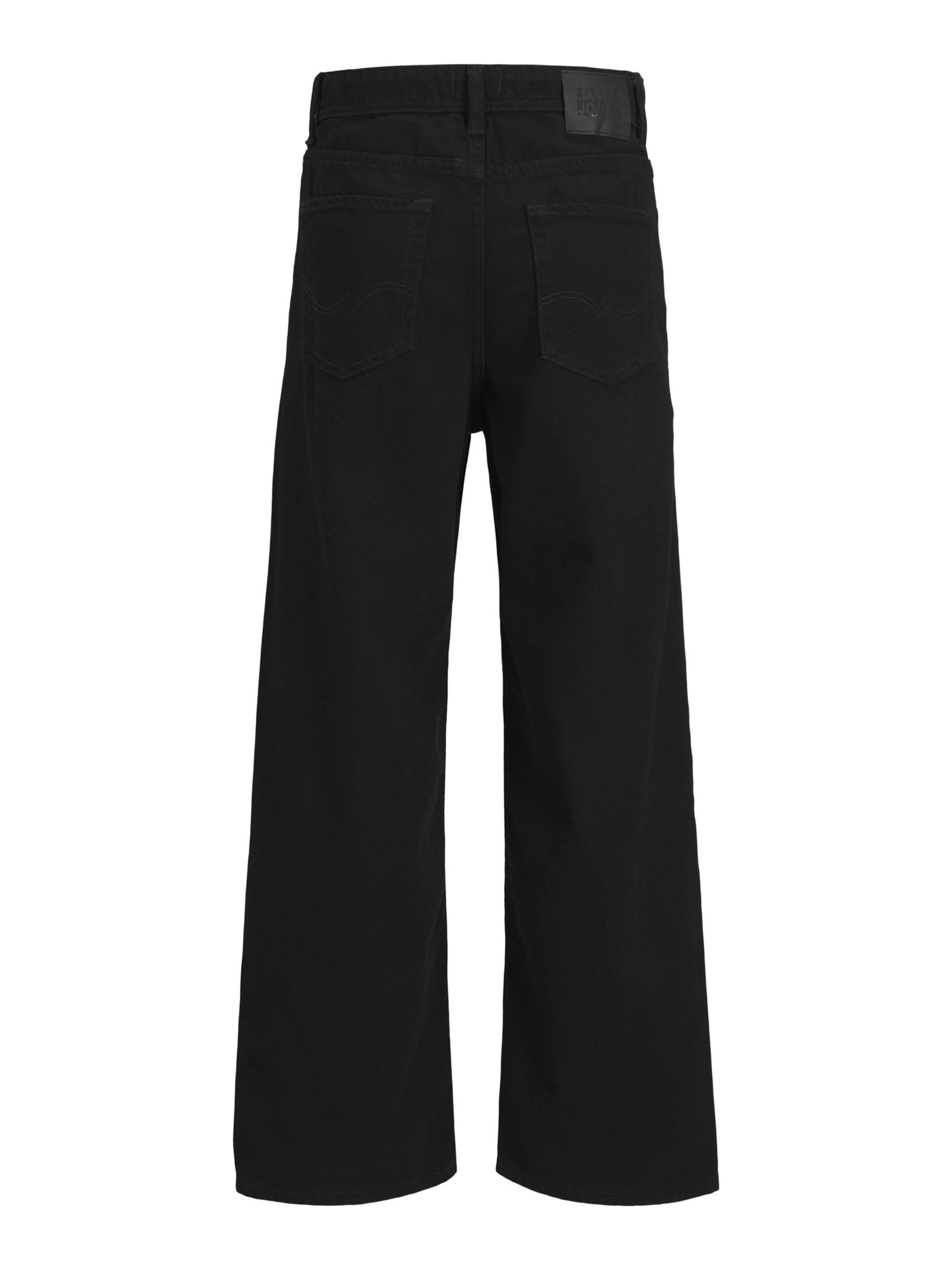 Jack & Jones Junior Свободный крой Джинсы 'JJIAlex JJOriginal' в Черный