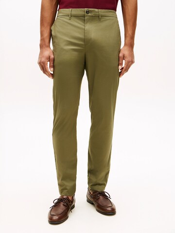 TOMMY HILFIGER Slimfit Chinohose in Grün: Vorderseite