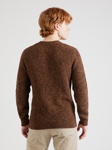 SELECTED HOMME Sweater 'Vince' in Brown