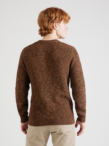 SELECTED HOMME Sweater 'Vince' in Brown