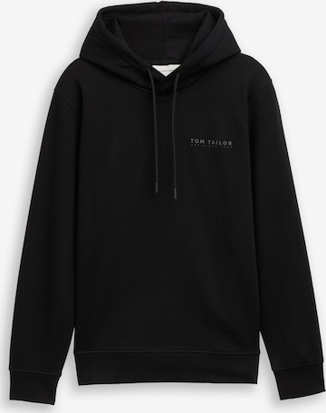 TOM TAILOR Sweatshirt in Schwarz: Vorderseite