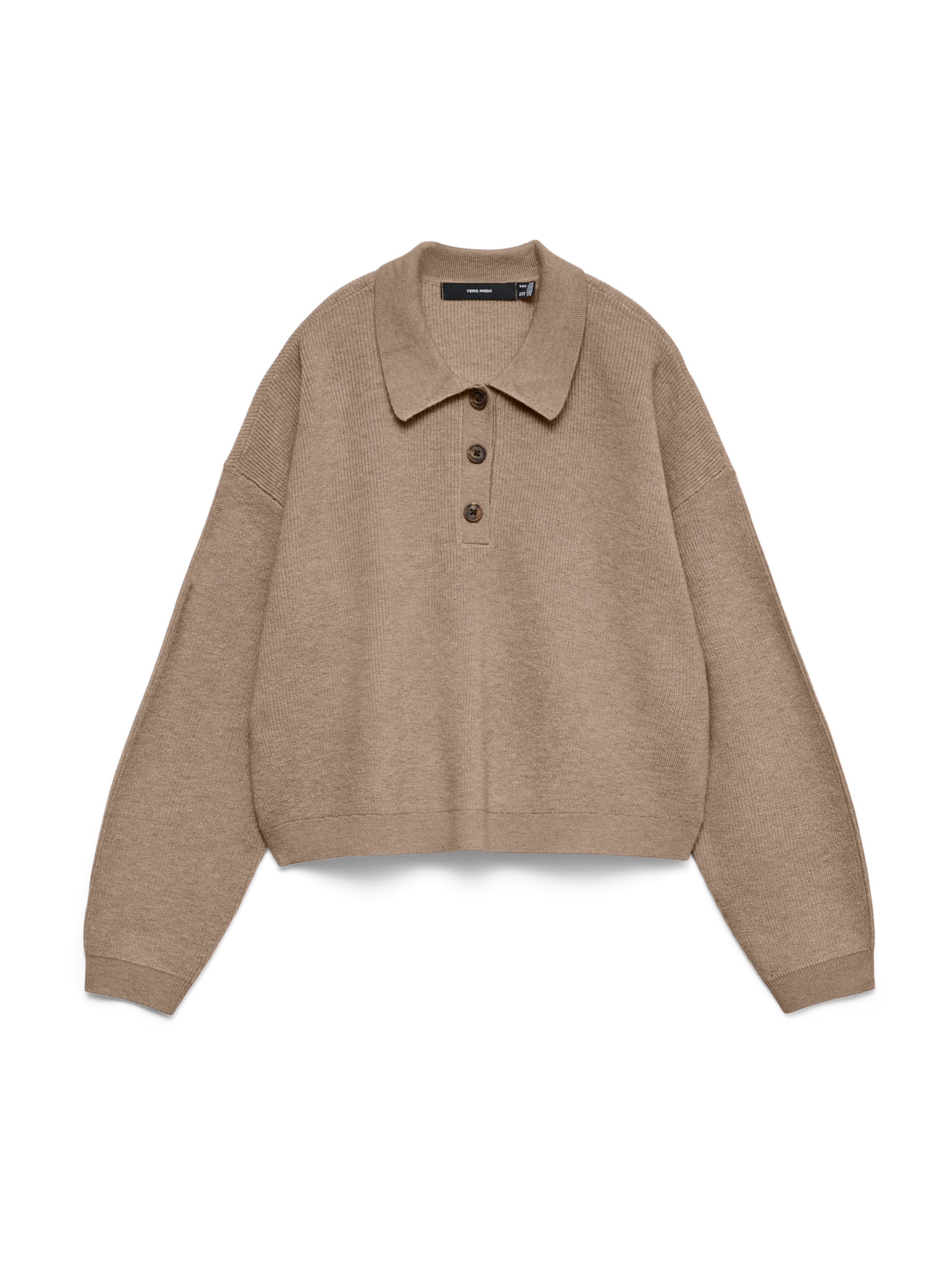 Pull-over 'VMEXCITING' Vero Moda Tall en beige : devant