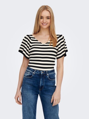 ONLY T-shirt i beige: framsida