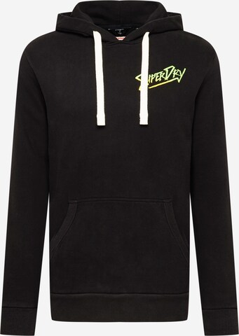 Superdry Sweatshirt in Zwart: voorkant