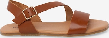 Sandales Pisamonas en marron : devant