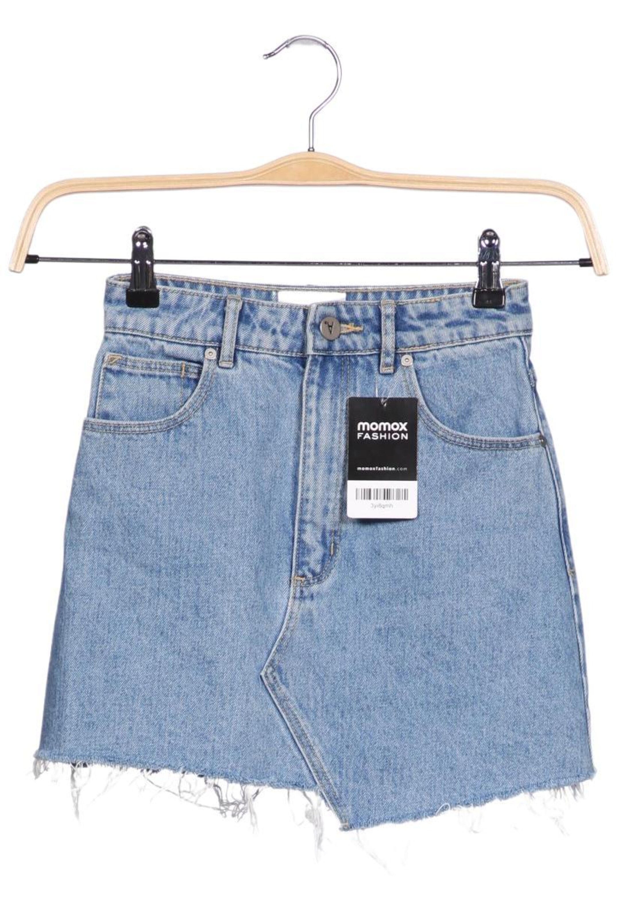 abrand jeans Rock XXXS in Blau: Vorderseite