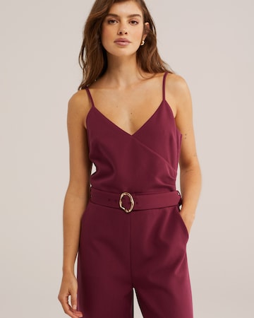 WE Fashion Kombinezon | rdeča barva