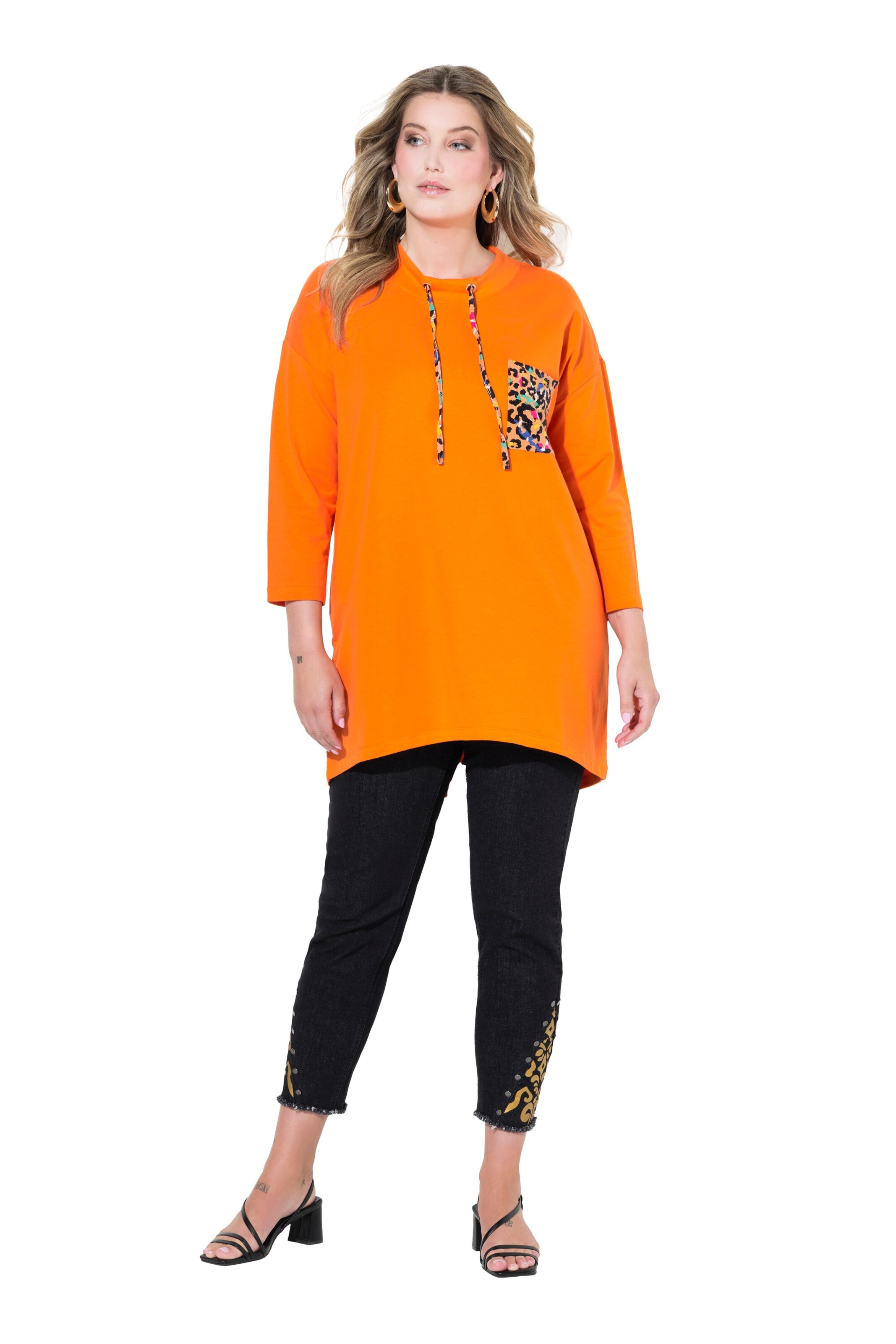 MIAMODA Sweatshirt in Orange: front