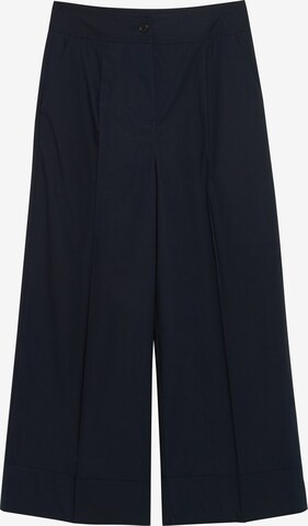 Someday Wide leg Trousers with creases 'Calisa' in Blue: front