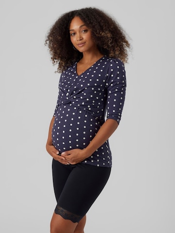 MAMALICIOUS Bluse i blå: forside