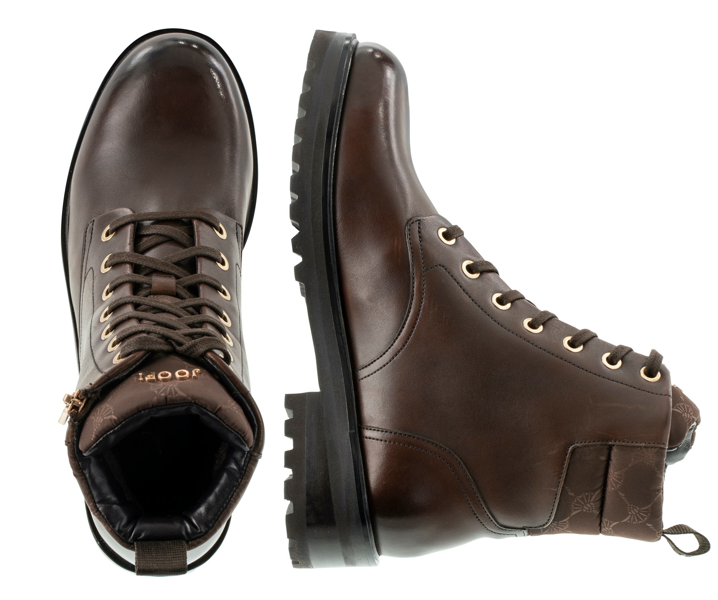 JOOP! - Botines con cordones en marrón