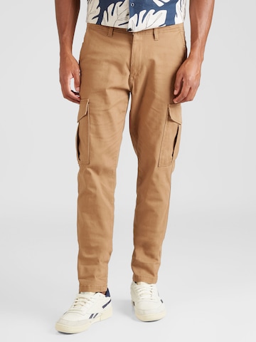 JACK & JONES Regular Cargobroek 'Marco Joe' in Bruin: voorkant