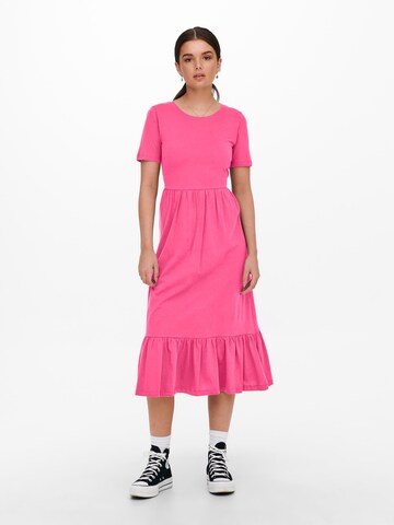 ONLY Kleid 'May' in Pink: predná strana