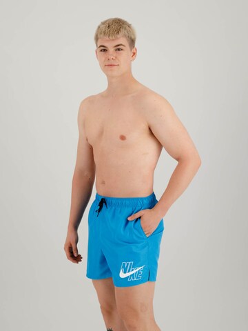 Nike Swim Regular Board Shorts 'Lap 5' in Blue: front