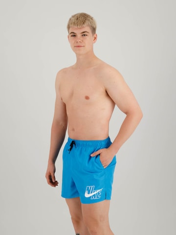 Nike Swim Regular Zwemshorts 'Lap 5' in Blauw: voorkant