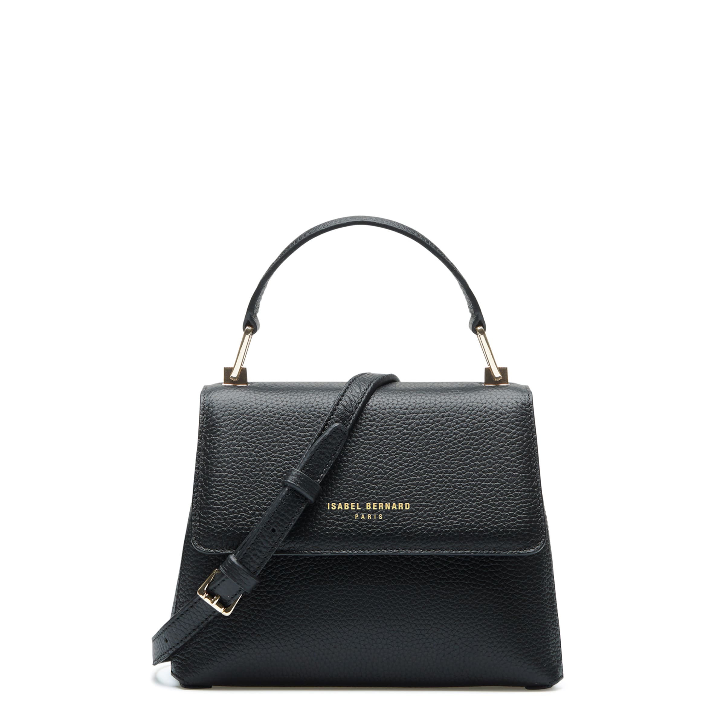 Isabel Bernard Handbag in Black: front