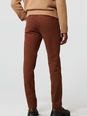 MEYER Regular Chino Pants in Brown