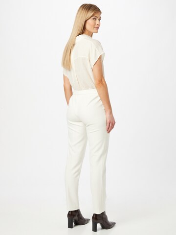 BOSS Orange Tapered Pleated Pants 'Tiluna' in White