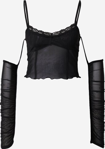 SHYX Top 'Hacer' in Black: front