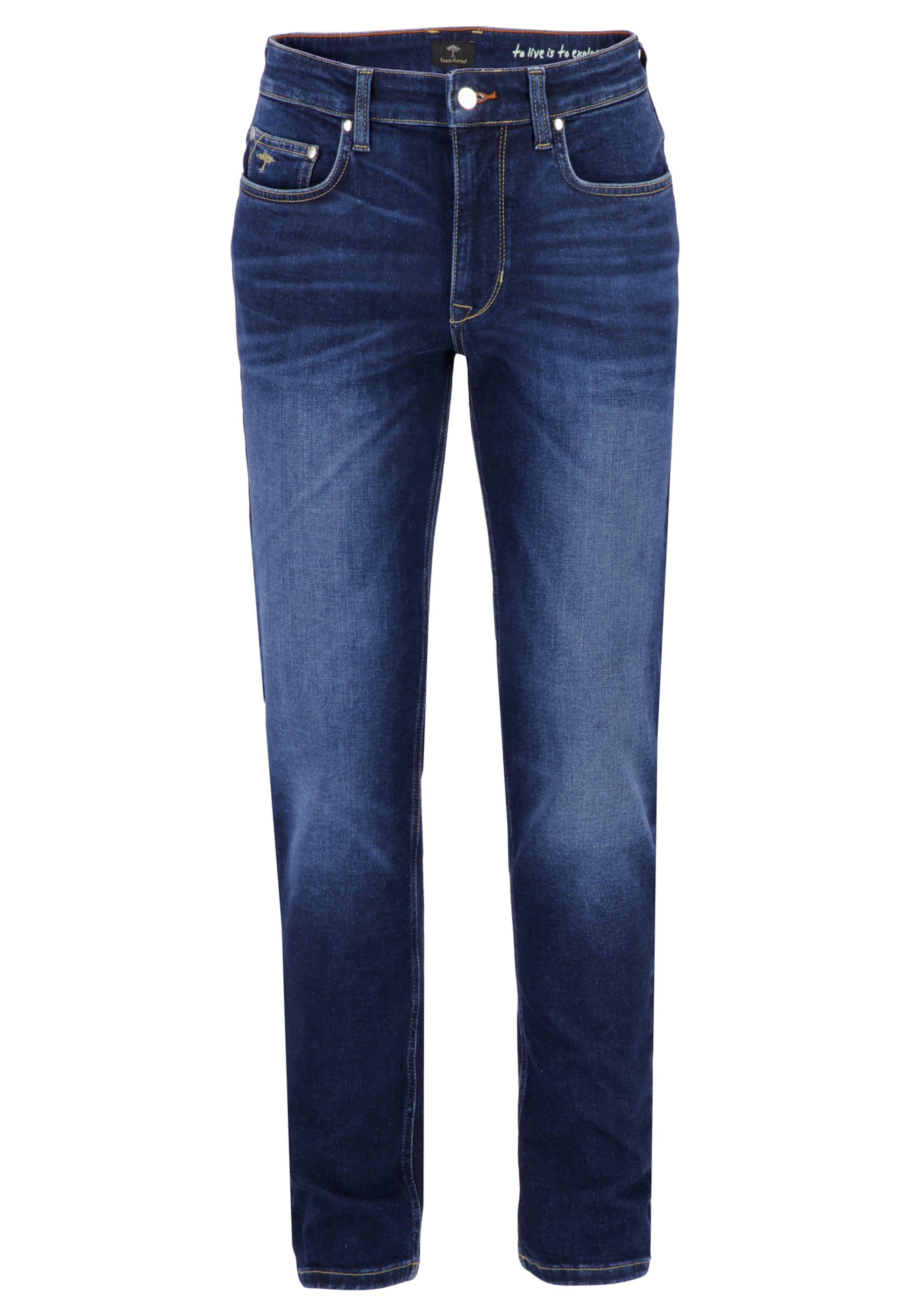FYNCH-HATTON Slimfit Jeans in Blau: Vorderseite