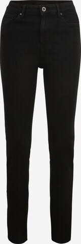 Pieces Petite Skinny Jeans 'EMI' in Black: front