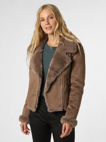 Marie Lund Between-Season Jacket in Brown: front