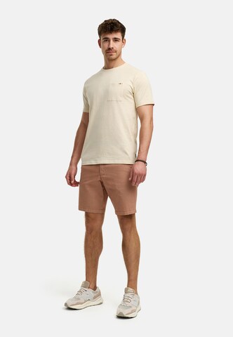 INDICODE JEANS Regular Chino trousers 'Lubin' in Orange