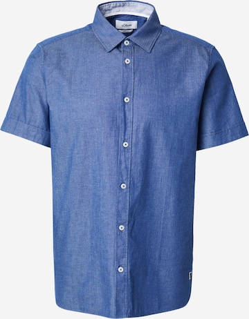 Regular fit Camicia di s.Oliver in blu: frontale