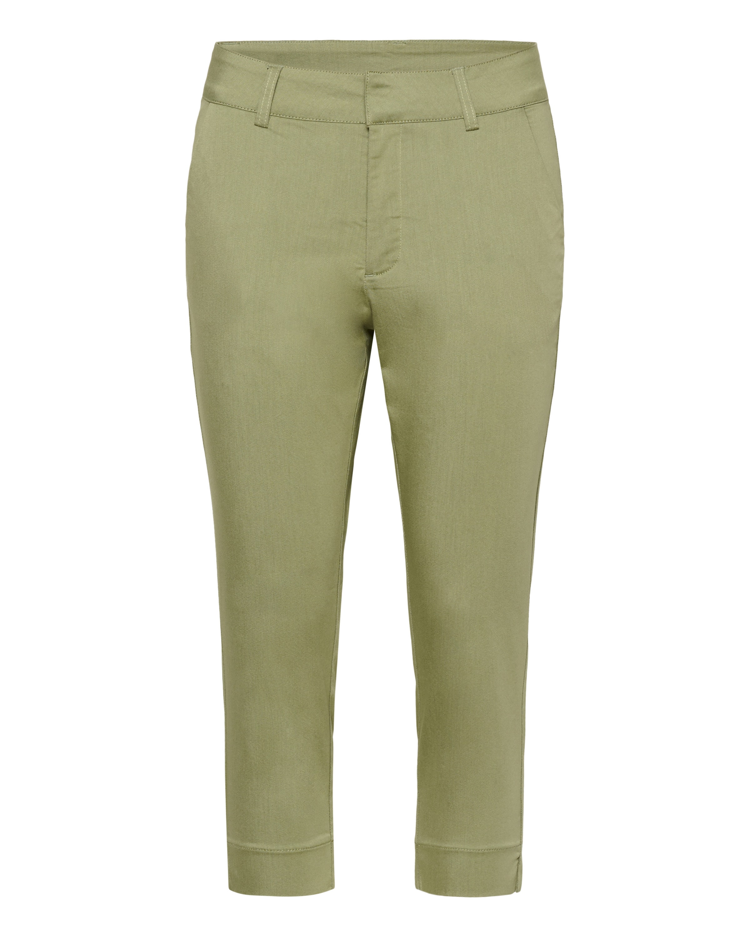 Kaffe Slim fit Trousers 'Lea' in Green: front