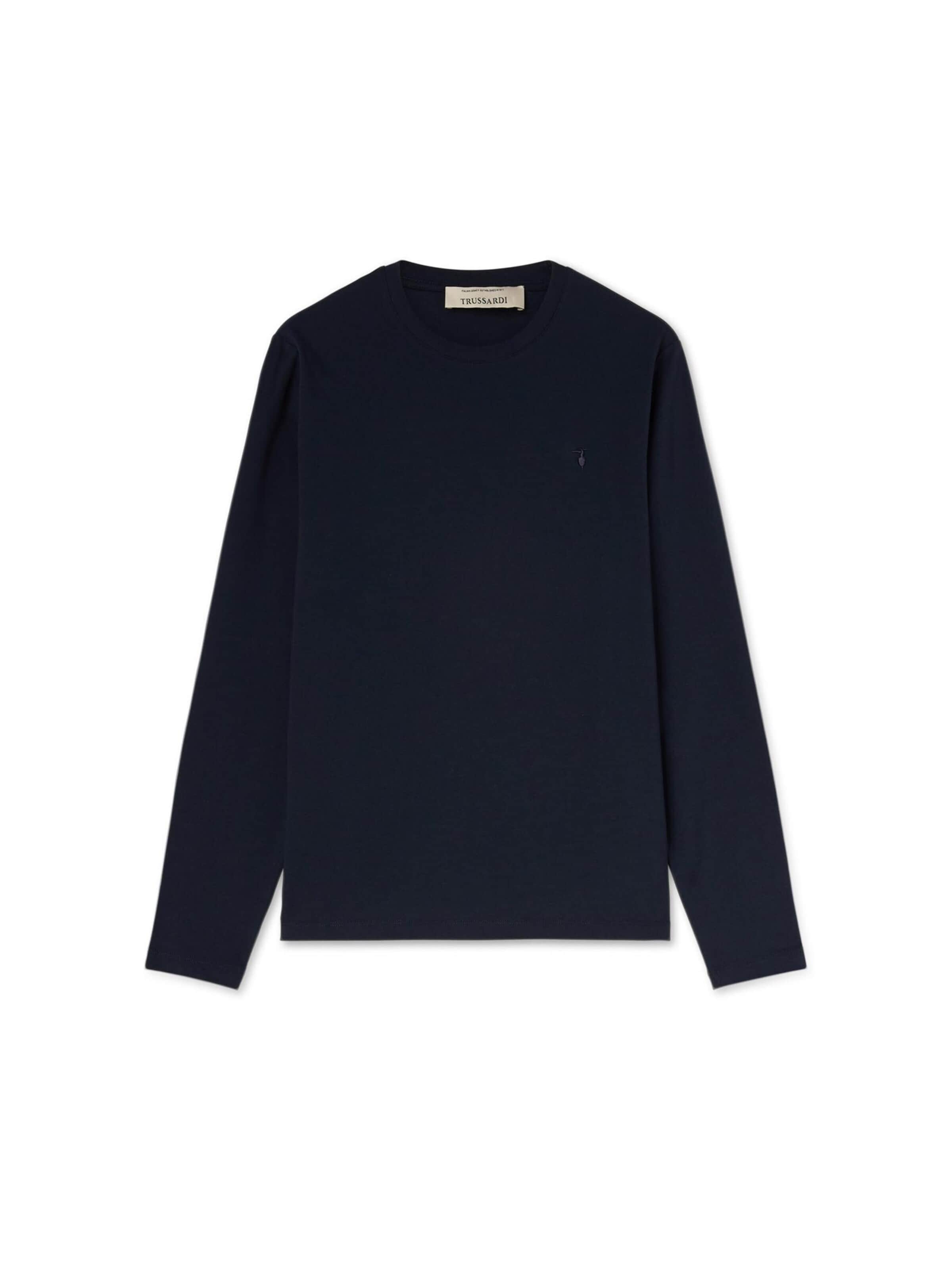 T-Shirt Trussardi en bleu : devant