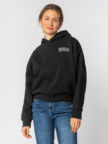 Sublevel Sweatshirt in Schwarz: Vorderseite