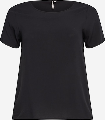 T-shirt 'Firstly' ONLY Carmakoma en noir : devant