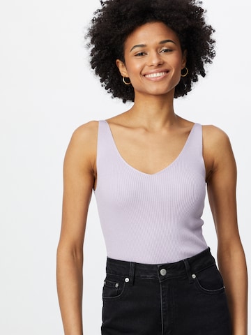 JDY Knitted top 'Nanna' in Purple: front