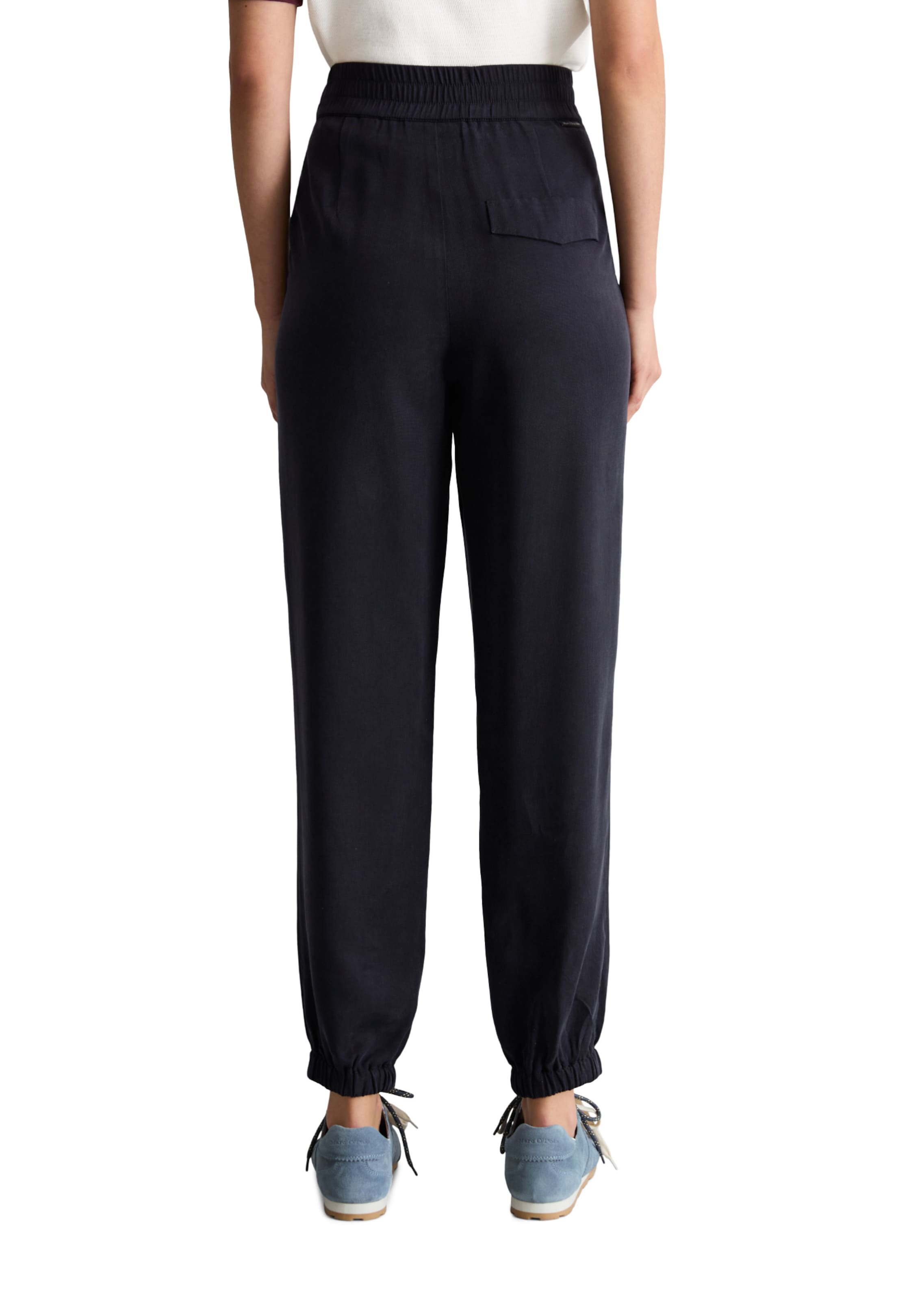 Marc O'Polo DENIM Tapered Broek in Blauw