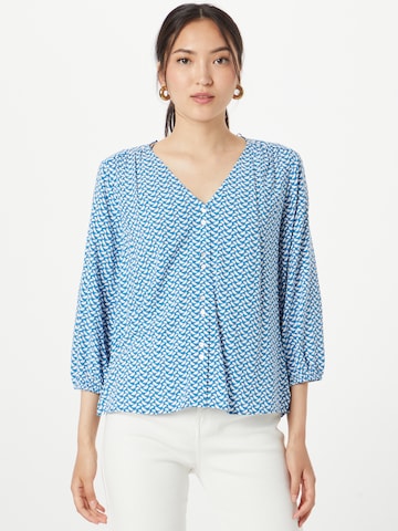 TOM TAILOR Blouse in Blauw: voorkant