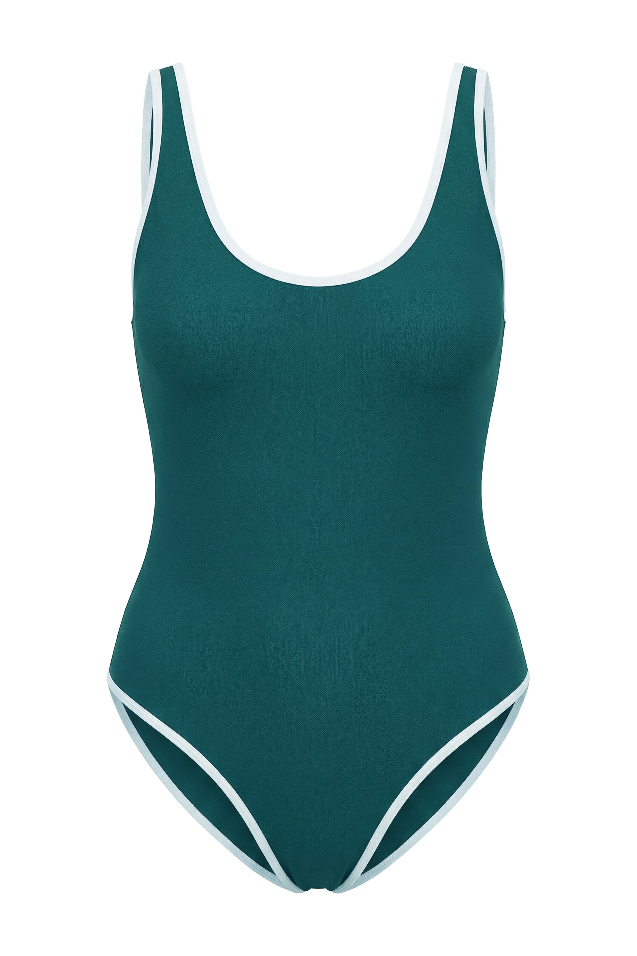 Studio Untold Bralette Swimsuit in Green: front
