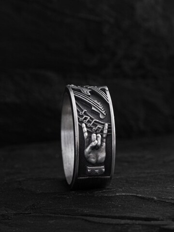 REYTEL Ring 'ROCK 'N' ROLL'‌ in Silber