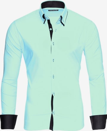 Reslad Button Up Shirt 'RS7050' in Green: front