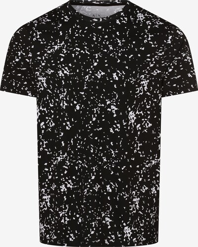 Tricou ARMANI EXCHANGE pe negru / alb, Vizualizare produs