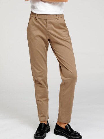 TeeShoppen Slimfit Hose in Beige: Vorderseite