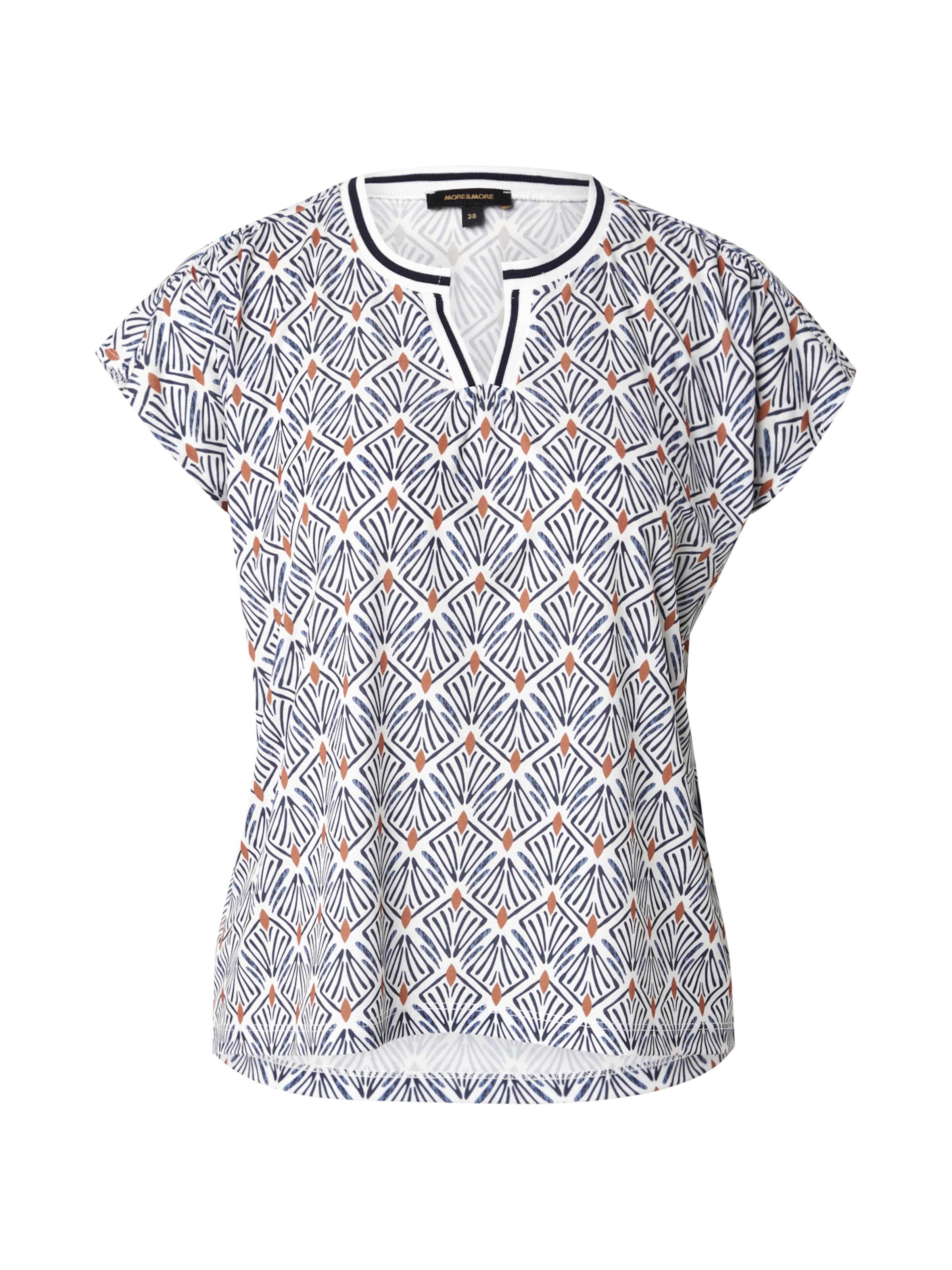 MORE & MORE Blus i blå: framsida