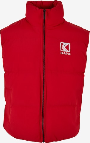 Gilet di Karl Kani in rosso: frontale