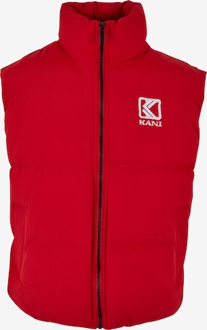 Gilet Karl Kani en rouge : devant