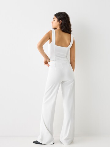 Haut Bershka en blanc