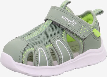 SUPERFIT - Sandalias 'Wave' en verde: frente